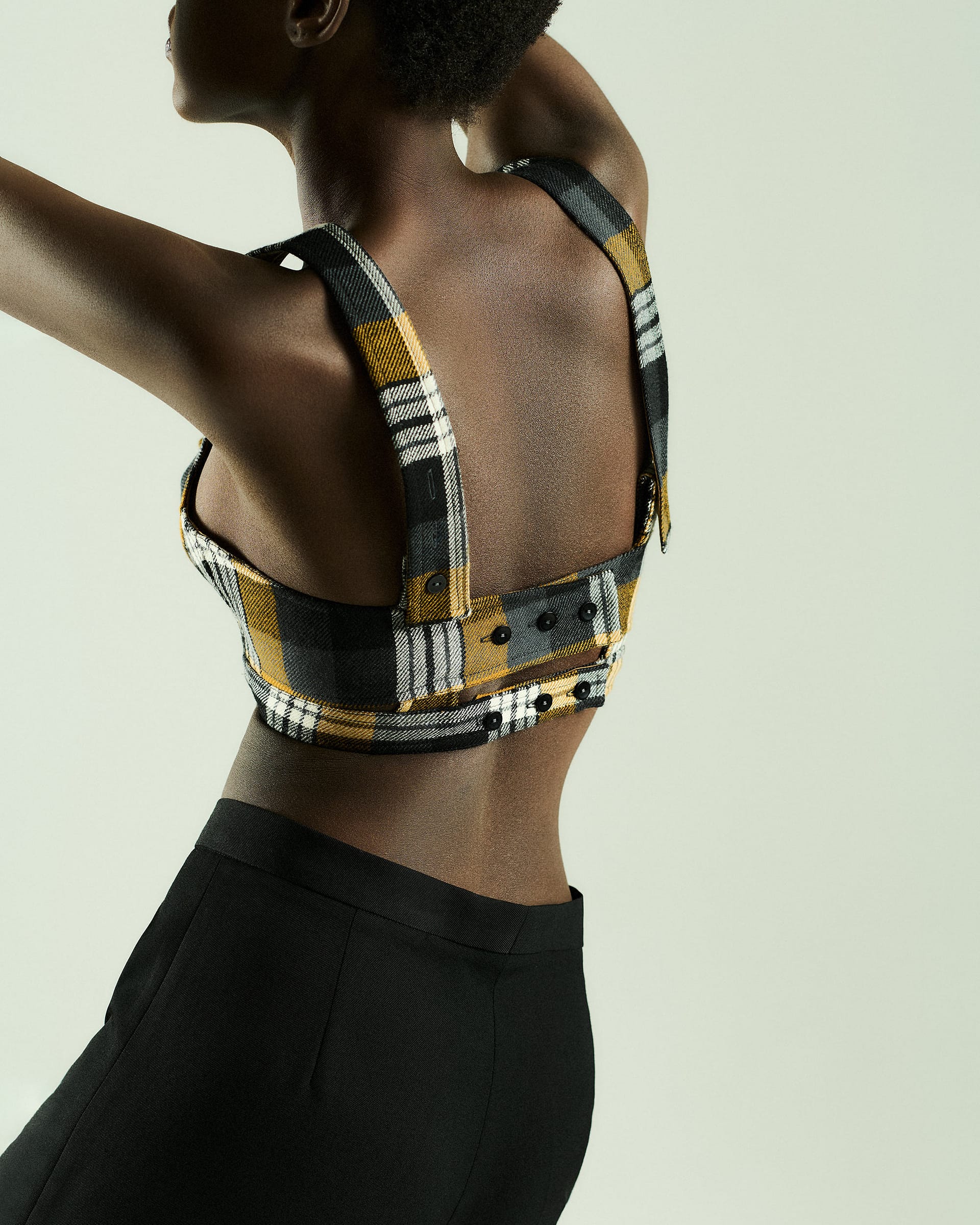 Checkered Bra Top - Monique Singh