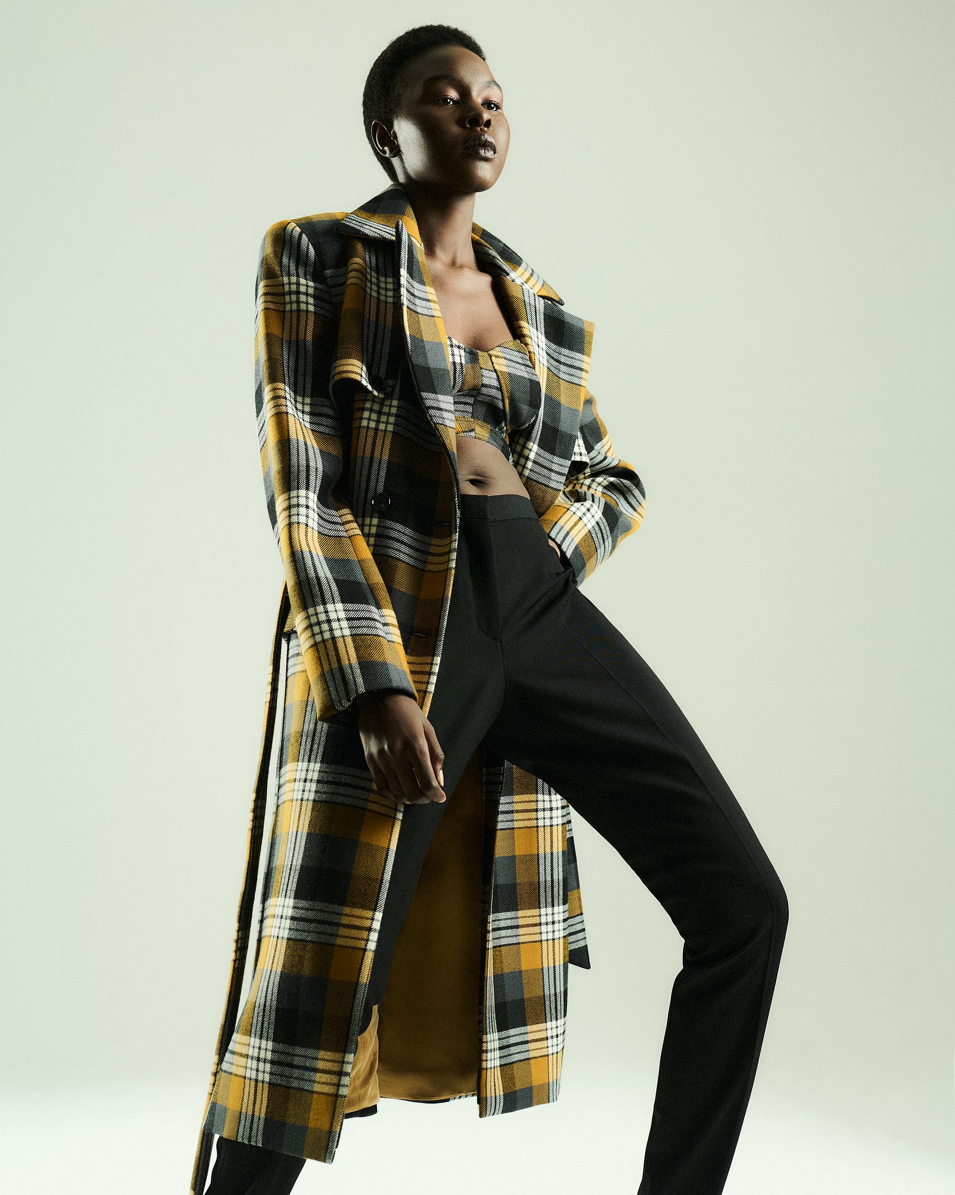 Checkered Bra Top - Monique Singh